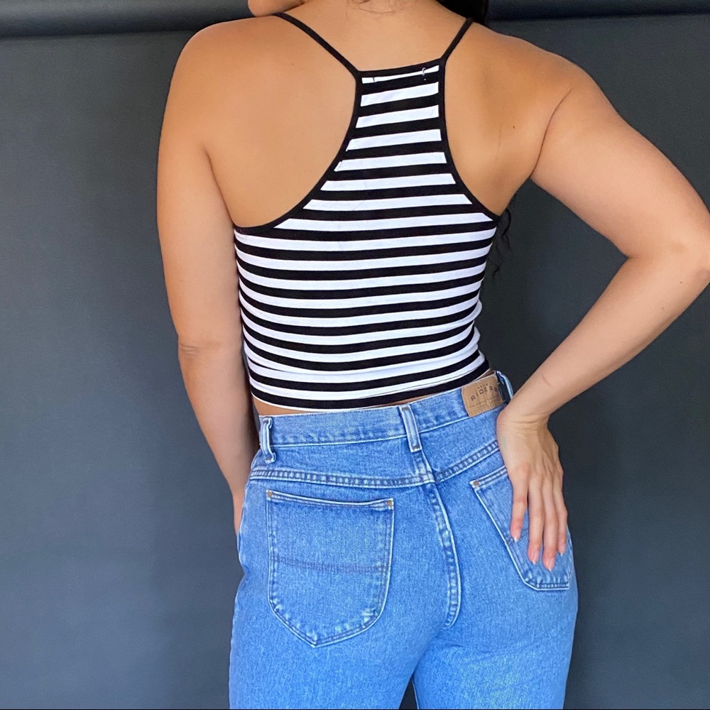 Striped Razorback Crop Top - Picture 4 of 6